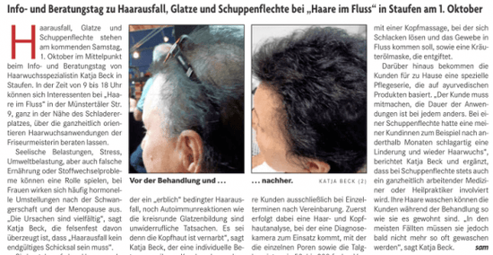 Haarausfall durch Schuppenflechte - Erfahrungsbericht