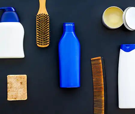 Shampoo Kamm Seife Haarfplege