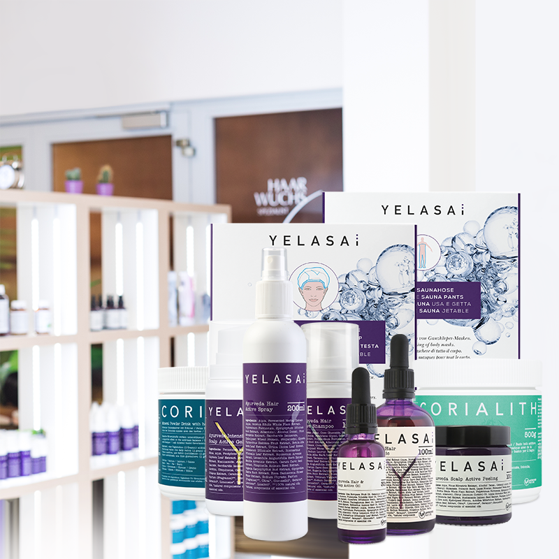 Produktset bei totalem Haarausfall