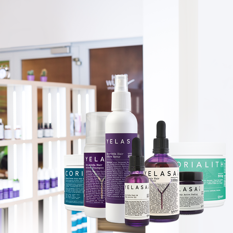 Produktset bei Glatze und Haarkranz