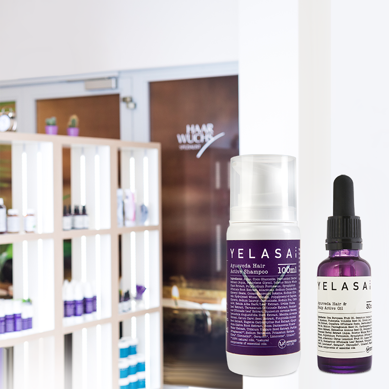 Produktset bei Akne und Unreinheiten für kurze Haare