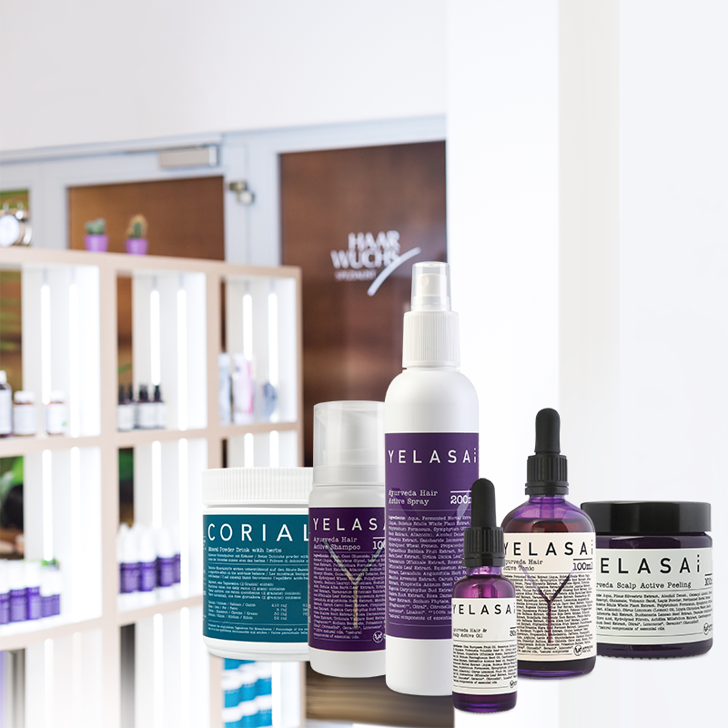 Produktset bei starker Schuppenflechte für kurze Haare