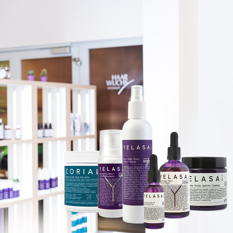 Produktset bei stark fettigen Haaren für kurze Haare