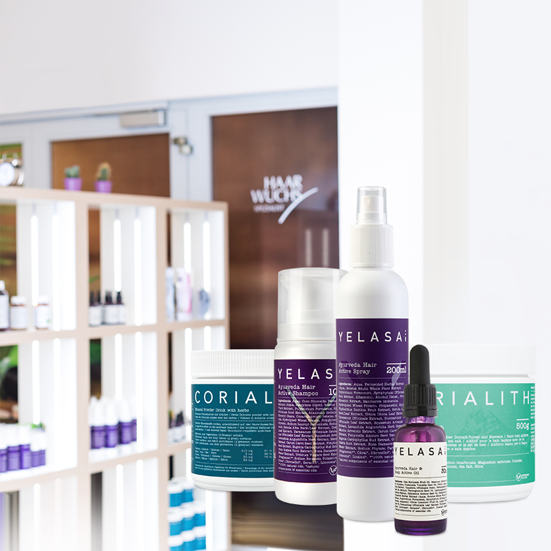 Produktset bei starker Schuppenflechte für kurze Haare