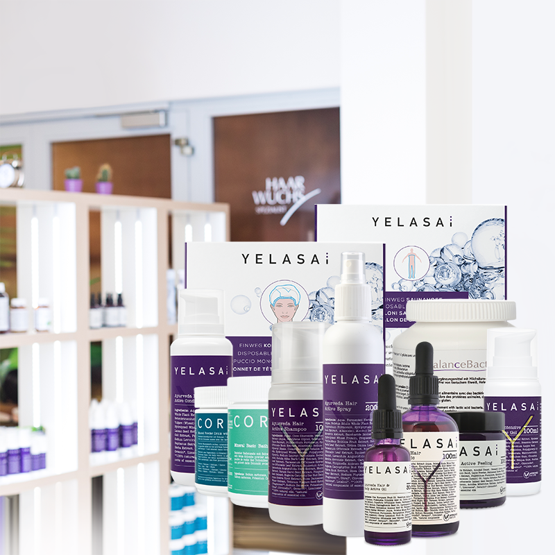 Produktset bei totalem Haarausfall