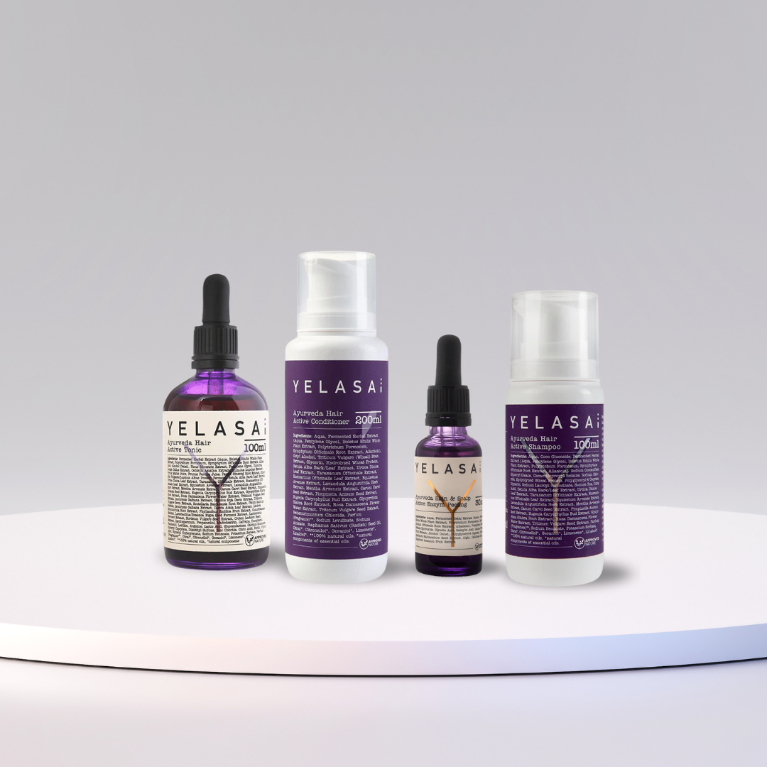 Starter-Set auf bei kreisrundem Haarausfall