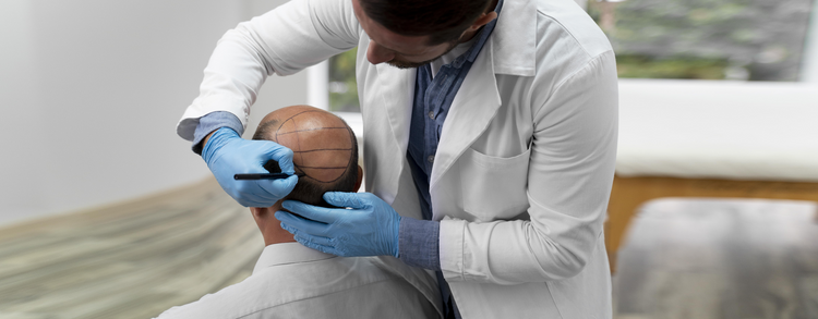 Haartransplantation beim Mann