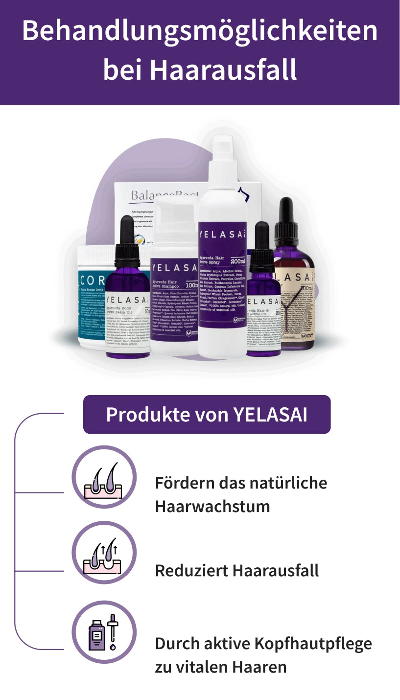 haarausfall frauen männer symptome ursachen yelasai produkte