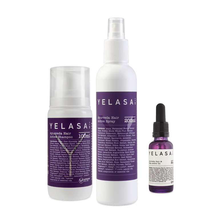 Haarpflege-Set auch bei Schuppenflechte – kurze Haare - YELASAI