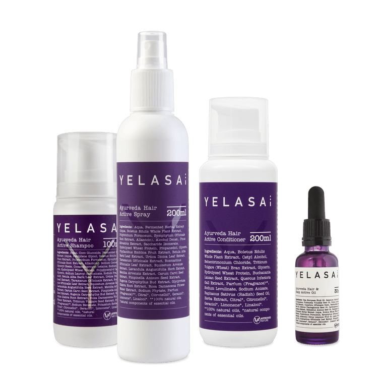 Haarpflege Set auch bei Schuppenflechte – lange Haare - YELASAI