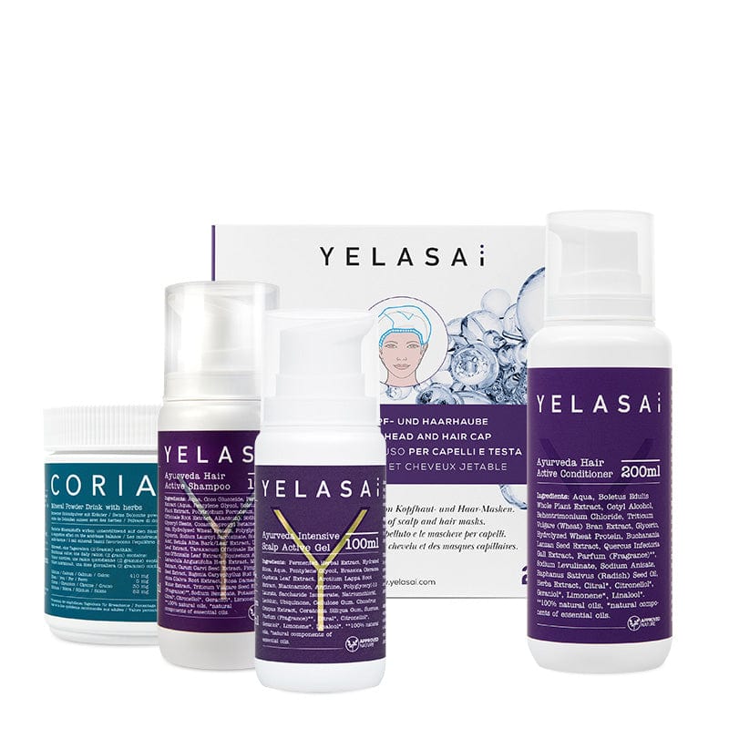 Set de soins capillaires en cas de cuir chevelu très transpirant (cheveux longs)