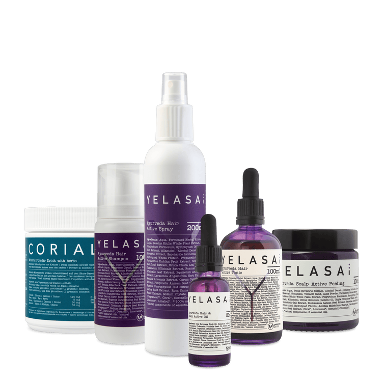 Haarpflege Set auch bei starken Schuppen – Kurze Haare - YELASAI
