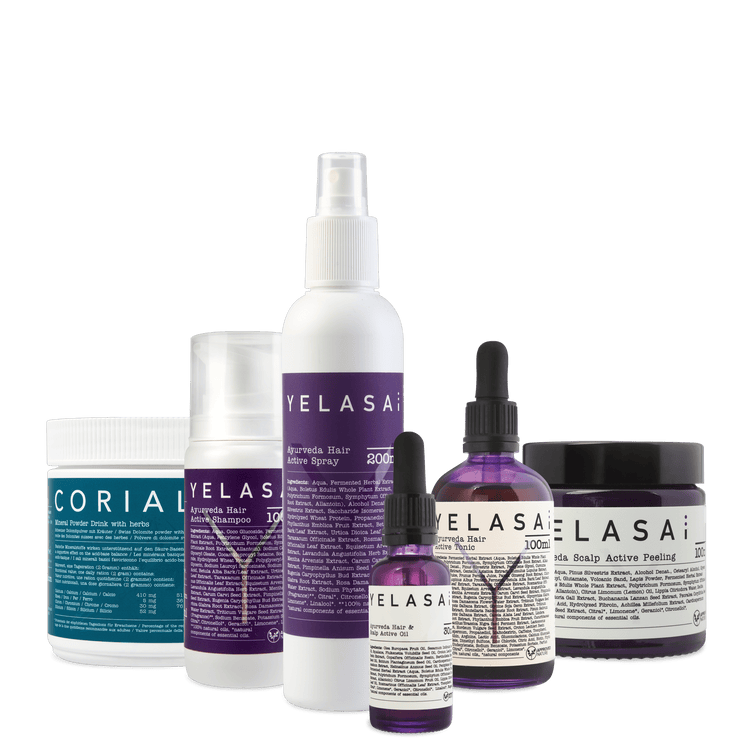 Haarpflege Set auch bei stark fettigen Haaren – Kurze Haare - YELASAI