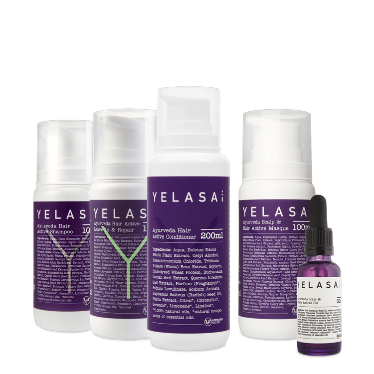 Haarpflege Aufbau-Set – lange Haare - YELASAI