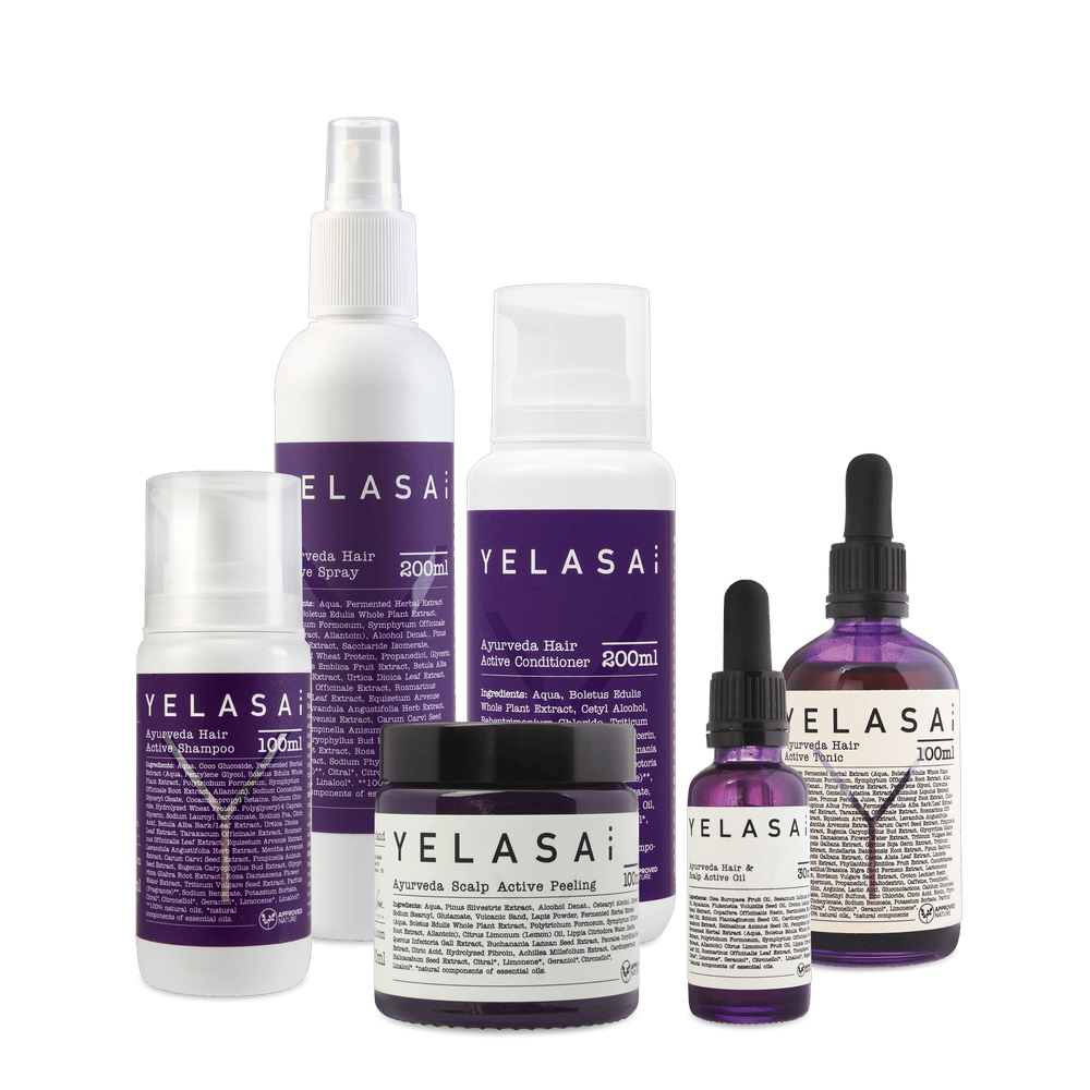 Set per la cura dei capelli molto grassi (capelli lunghi)