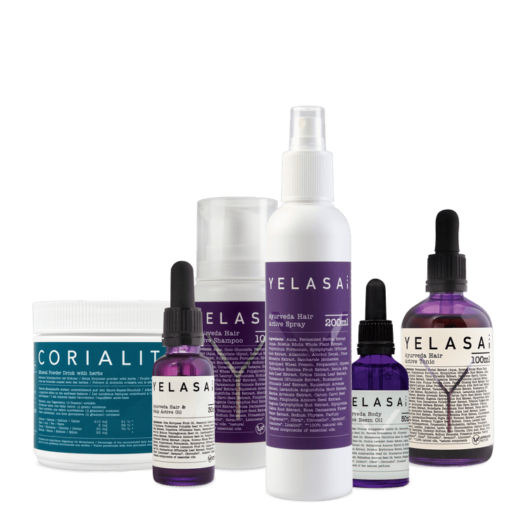 Haarpflege Set auch bei kreisrundem Haarausfall von YELASAI