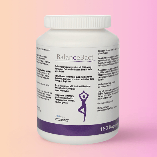 BalanceBact als Nahrungsergänzungsmittel von YELASAI