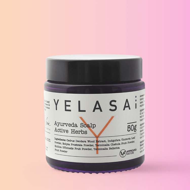 Ayurveda Scalp Active Herbs in einer 50ml Dose von YELASAI