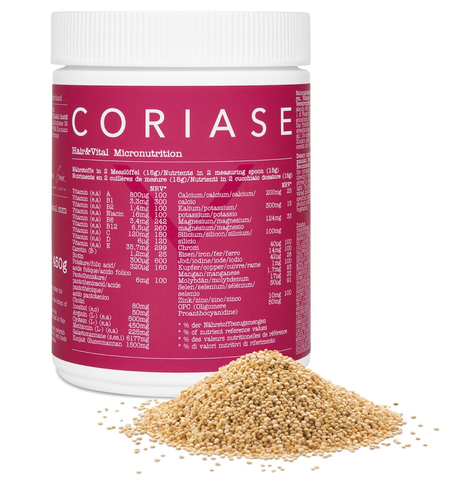 CORIASE Hair & Vital Mikronährstoffe von YELASAI – Pflege von innen