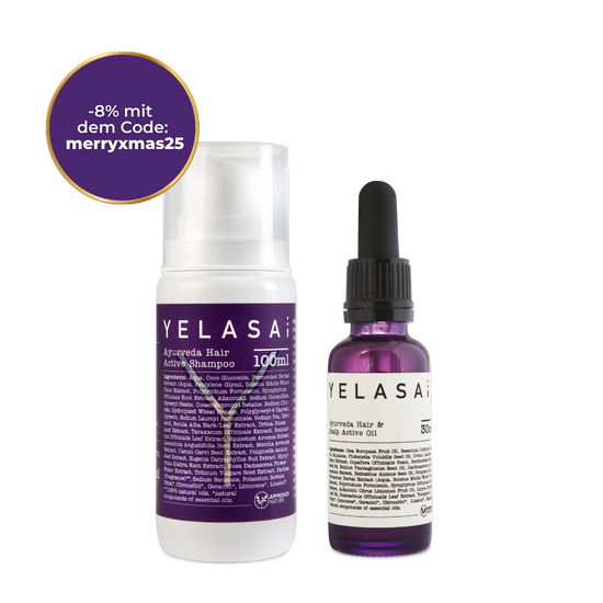 Kopfhautpflege-Set auch bei Akne oder Unreinheiten – kurze Haare