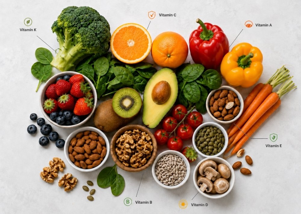 Obst für Haarausfall durch Vitaminmangel
