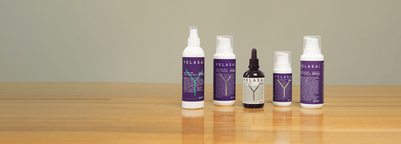 YELASAI Haarpflege-Produkte - hormonfrei und ayurvedisch