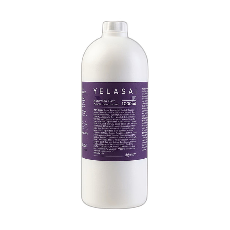 Ayurveda Hair Active Conditioner 1000 ml – Grossgebinde für Salon und Familie von YELASAI