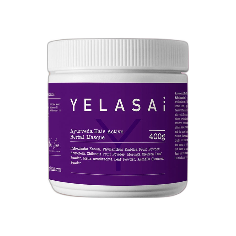 Ayurveda Hair Active Herbal Masque 400 g – Grossgebinde für Salons von YELASAI