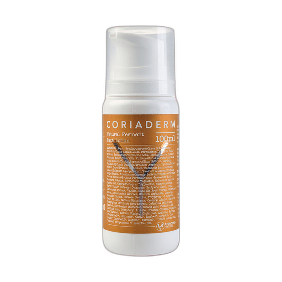 CORIADERM Natural Ferment Face Lotion 100 ml – Gesichtspflege von YELASAI