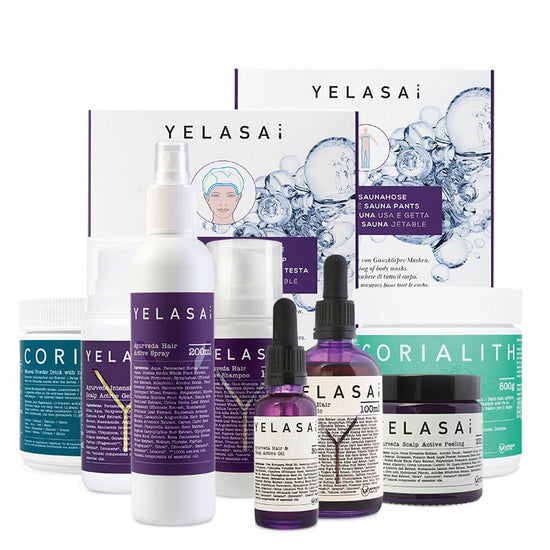 Kopfhautpflege Set auch bei totalem Haarausfall von YELASAI