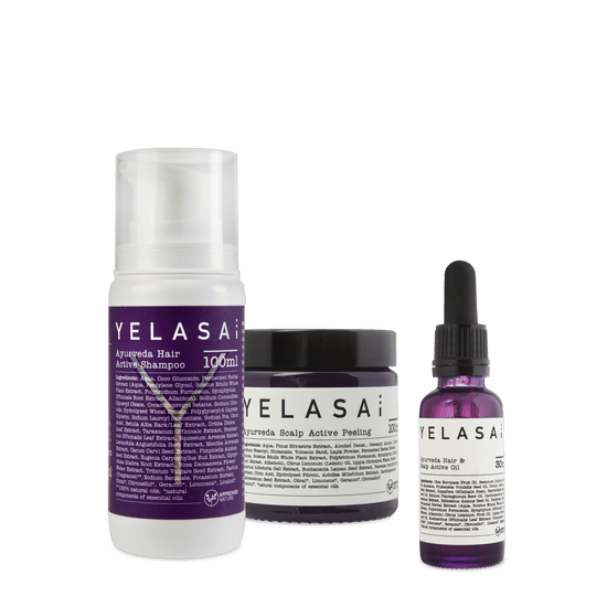 Haarpflege Set bei fettigen Haaren für kurze Haare von YELASAI